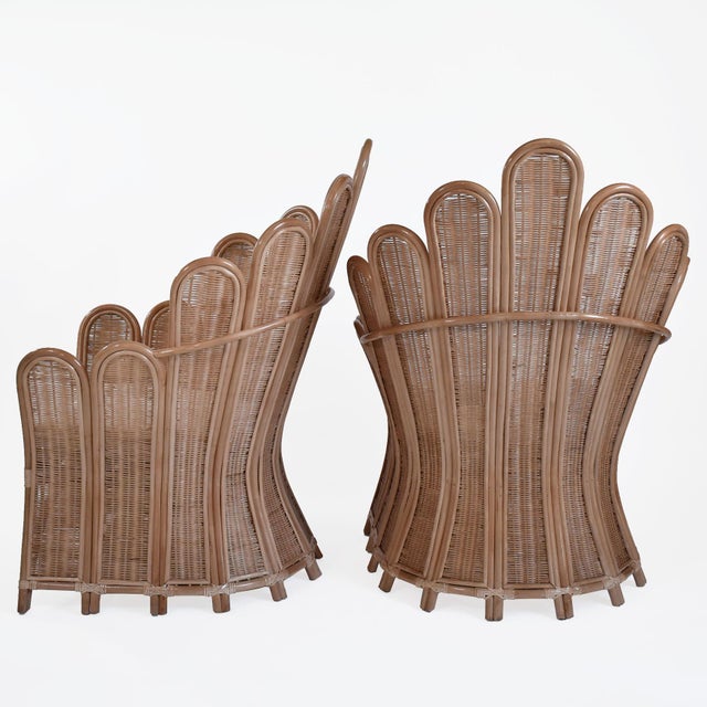 Rattan Palm Frond Chair by Circa Who Originals Chairish