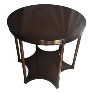 Pair of Nancy Corzine Transitional Vermeer End Tables For Sale
