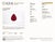 A GIA-certified Mozambique ruby glows in a rich, saturated red at the centre of this solid 14K yellow gold ring,...