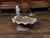 English Midcentury Lead Bird Bath Depicting a Shell with Squirrel and Bird For Sale In Atlanta - Image 6 of 10