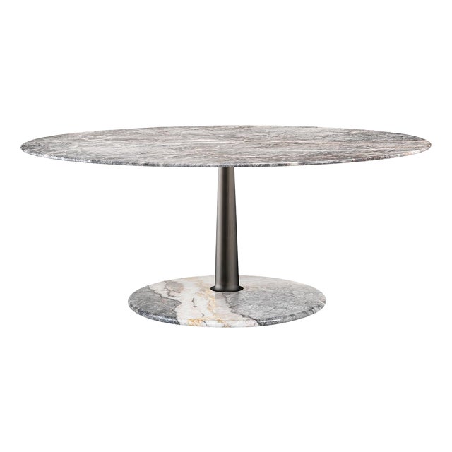 Arnold Round Marble Dining Table by Paolo Rizzato For Sale