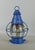 Blue Antique Globe Ship's Lantern For Sale - Image 8 of 12