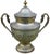 Vintage handmade solid brass urn with lid and handles. Features ornate Moorish engravings and intricate details. No...