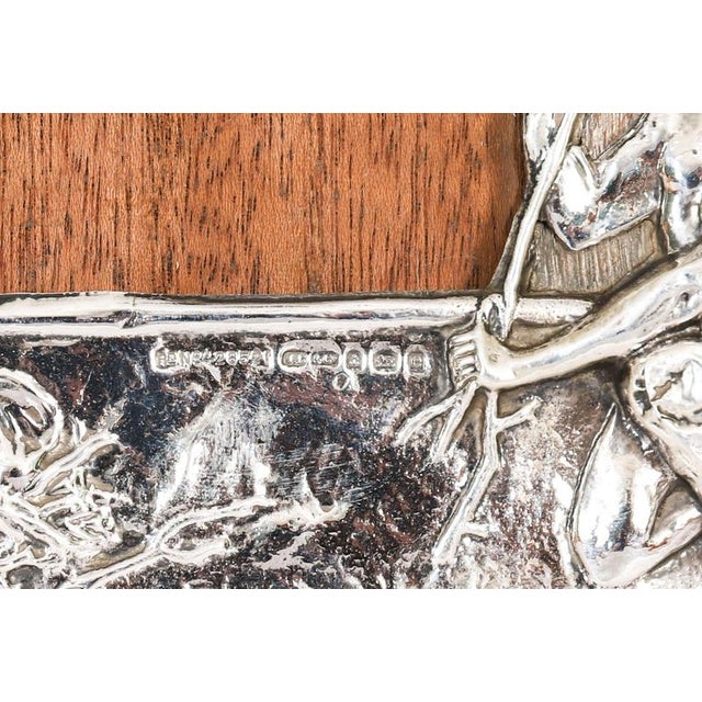 Metal Antique 20th Century Edwardian Sterling Silver Hiawatha Photo Frame from J. Blanckensee & Co. For Sale - Image 7 of 13