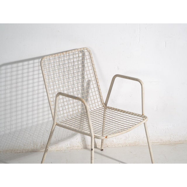 Vintage Outdoor Chairs with Armrests, 1920, Set of 4 For Sale - Image 10 of 11