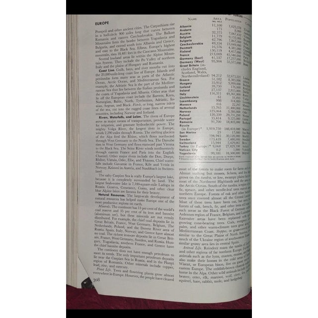 Mid-Century Modern Vintage 1980s World Book Encyclopedia "E" – Navy & Off-White Library Chic Coffee Table Book (Main Encyclopedia Volume) For Sale - Image 3 of 4