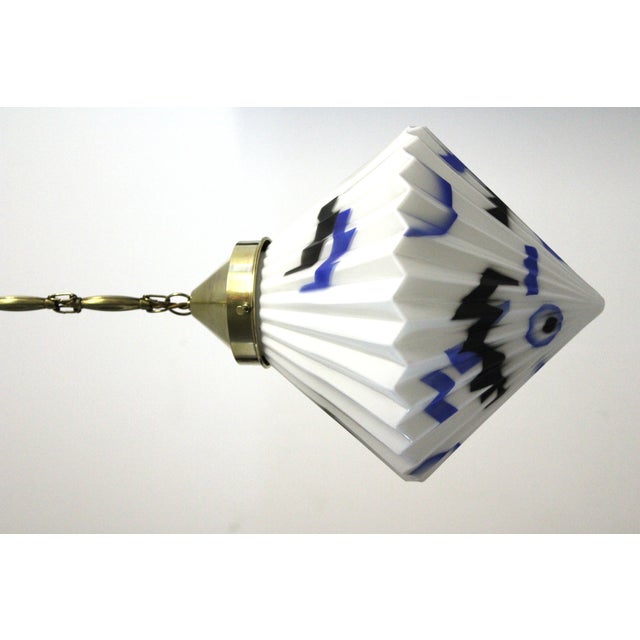 Art Deco Glass Lamp, 1920s For Sale - Image 11 of 16