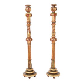 Example of Renaissance Revival Floor Candle Stands