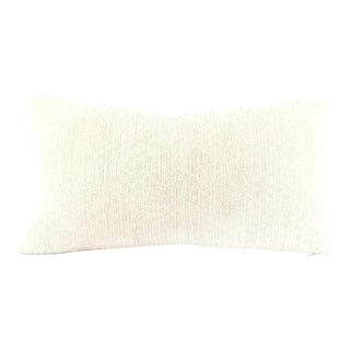 Beacon Hill Arches White Lumbar Chenille Pillow For Sale