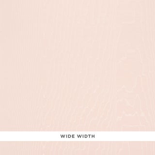 SAMPLE - Schumacher Moire Wallcovering Wallpaper In Rose For Sale