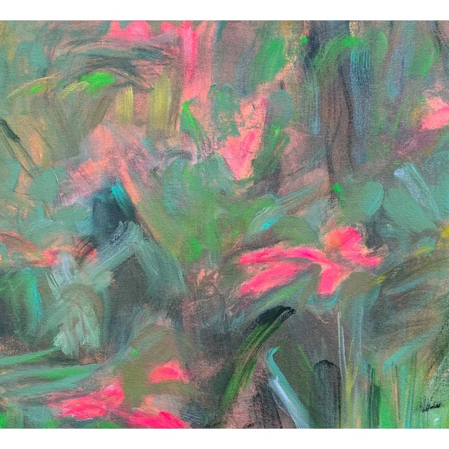 “Wild Roses” is an original abstract painting that I created on linen canvas in oil and acrylic on canvas. My work...