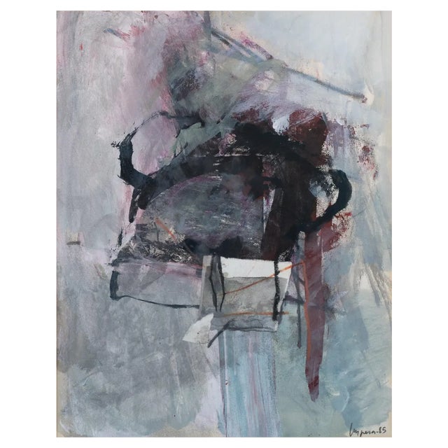 Abstract Expressionist Painting, Watercolour For Sale