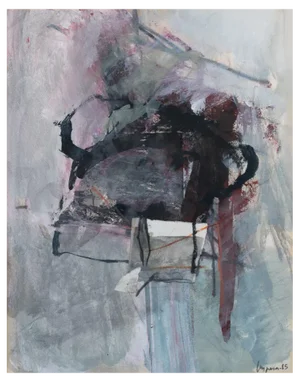 Abstract Expressionist Painting, Watercolour