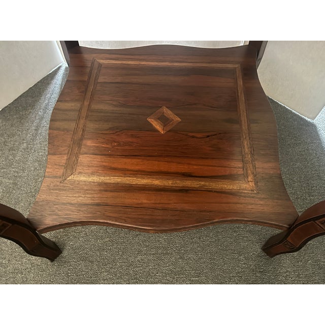 Early 20th Century Hand Crafted Anglo-Indian or Inlaid Syrian Marquetry & Mother of Pearl Game Table Backgammon, Chess, Checkers For Sale - Image 10 of 14
