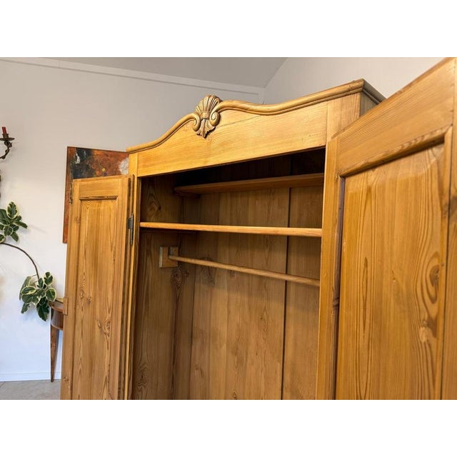 Biedermeier Farmhouse Cabinet or Wardrobe For Sale - Image 9 of 13