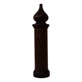 Sculptural Pepper Mill in Wenge Wood by Laurids Lonborg, 1960 For Sale