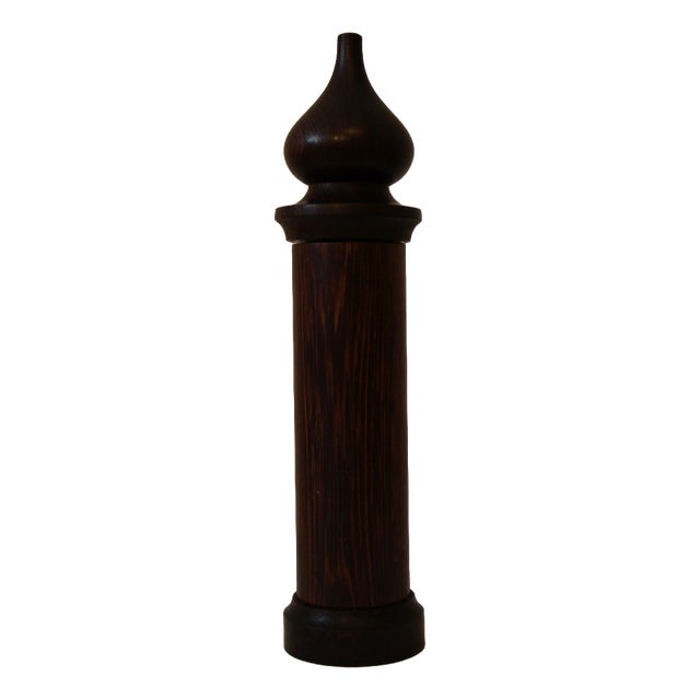 Sculptural Pepper Mill in Wenge Wood by Laurids Lonborg, 1960 For Sale