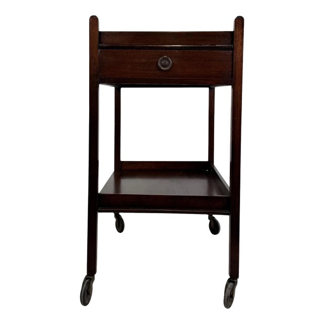 Antique Georgian Mahogany Tea Trolley, 1800s For Sale