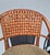 Pair of Vintage McGuire Bamboo Woven Leather Swivel Bar Stools Barstool For Sale In Los Angeles - Image 6 of 15
