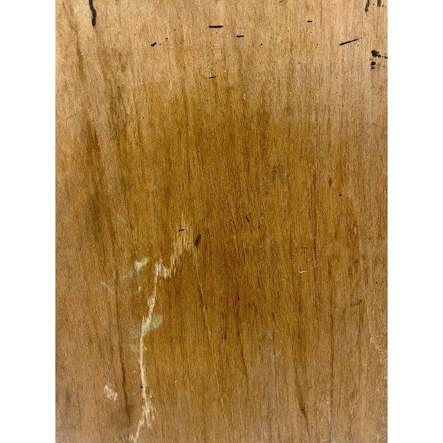 Vintage Hand-Painted Homemade Ice Cream Advertising Sign From England For Sale In Dallas - Image 6 of 9