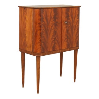 Mid-Century Swedish Grace Bar Cabinet from Forenade Mobler, 1940s For Sale