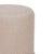 2020s Como Cotton Jute with Burl Wood Base Accent Stool For Sale - Image 5 of 7