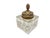 Art Deco Crystal Inkwell, Germany, 1930s, in Worn conditions. Designed 1920 to 1949