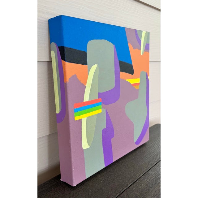 David Mac Innes titled “Navajo” #22 the Construct Series dated 2003 Original Painting on Canvas Signed, dated, numbered,...