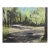 Mid 20th Century Impressionist Forest Landscape Painting For Sale