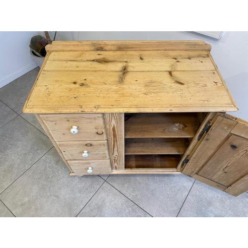 Rustic Bread Buffet in Wood For Sale - Image 6 of 10