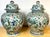 Pair Monumental Chinese Famille Verte Buddhist Ginger Jars, Late Qing Dynasty For Sale - Image 15 of 18