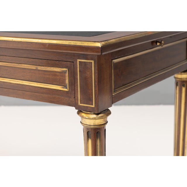 Black Vintage Flat Desk, 1890 For Sale - Image 8 of 10