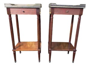 Louis XVI Bedside Tables, Set of 2