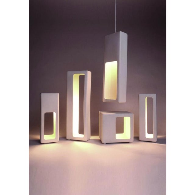Ceramic Medium Soft Box SH1 Pendant Lamp by Marre Moerel For Sale - Image 7 of 9