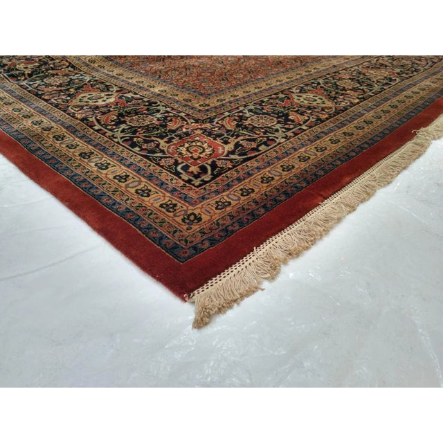 Square Indo Persian Ferahan Rug - 12' X 12'2" For Sale In New York - Image 6 of 7
