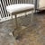 Contemporary Uttermost Ivanna Counter Stool, White/Silver For Sale - Image 3 of 12