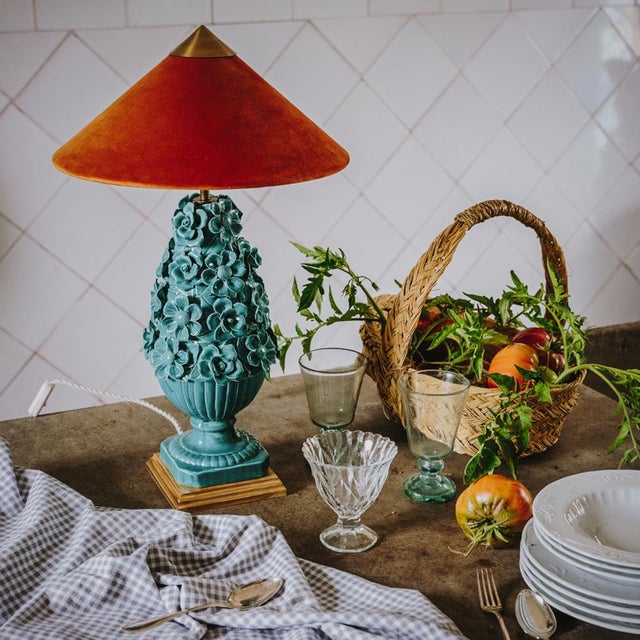 Manises Flora Lamp by Can Betelgeuse Studio For Sale - Image 11 of 17