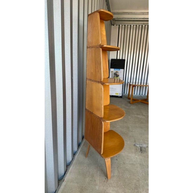 Mid-Century Modern Thaden Jordan Tiered Corner Shelf, 1940s Modernist, by Herbert Von Thayden For Sale - Image 3 of 14