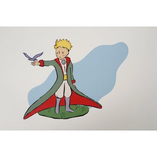 Antoine De Saint-Exupery, Le Petit Prince et l'oiseau, Lithograph For Sale