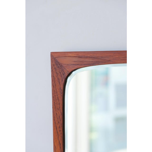 Vintage Danish Teak Mirror – 1960s Scandinavian Design Succumb to the authentic charm of Nordic design with this...