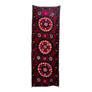 Vintage Suzani Textile Art For Sale
