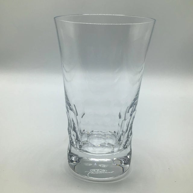 Baccarat crystal "Everyday Grand" highball glass.