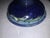 Blue Large Moorcroft Pottery Footed Bowl “Pansy” Pattern For Sale - Image 8 of 9