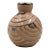 Art Deco Pink & Silver Ceramic Vase, Italy 1930s For Sale