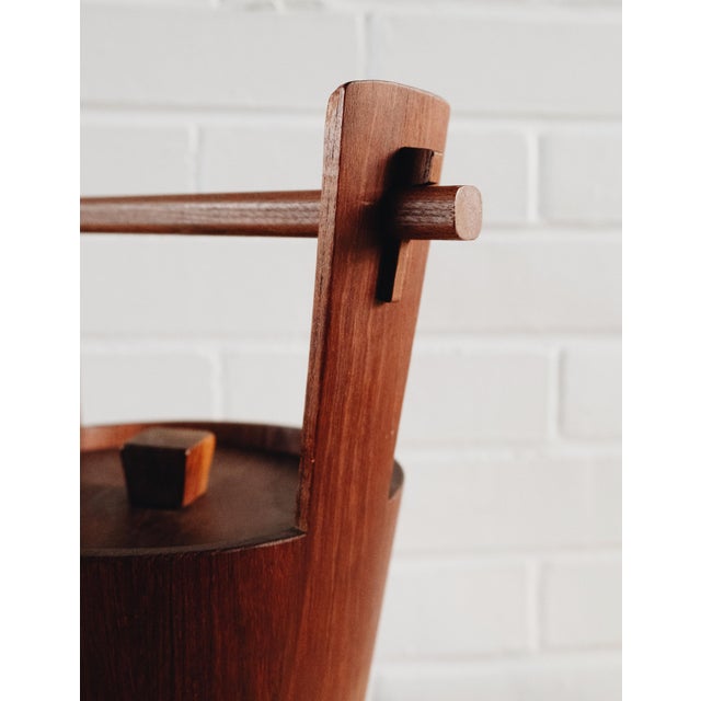 1960s Mid-Century Modern Arni Form Teak Ice Bucket For Sale - Image 4 of 5
