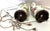 Vintage Ceramic Vase Lamps With Elegant Floral Design on Wood Plinths- A Pair For Sale - Image 13 of 15