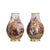 Large 19th Century Porcelain Vases, Set of 2 For Sale - Image 6 of 6