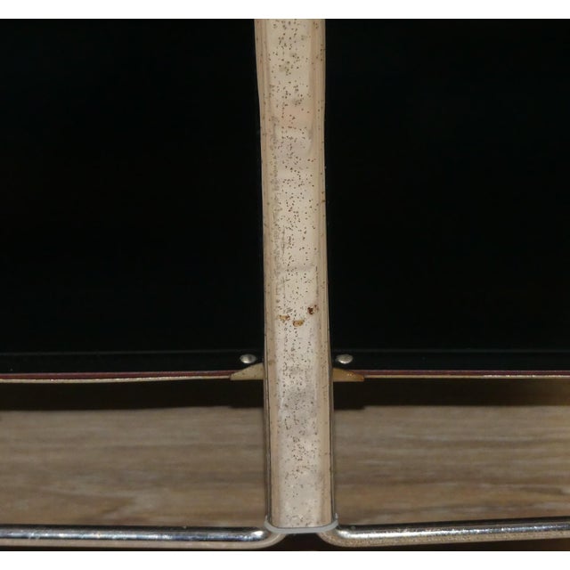 Folding Bar Cart in Black and Chrome from Dinett, 1960s For Sale - Image 11 of 13