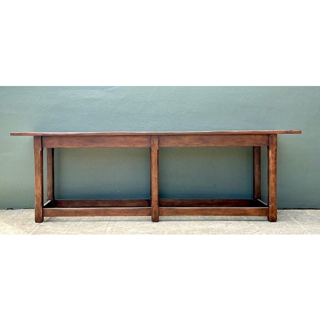 Vintage Therien Studios Rustic Plank Console Table For Sale - Image 16 of 18