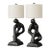 1960s Leo Middleman Sculptureline Table Lamps - A Pair For Sale